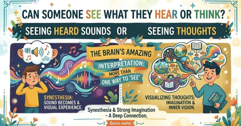 Can Someone See What They Hear Or Think