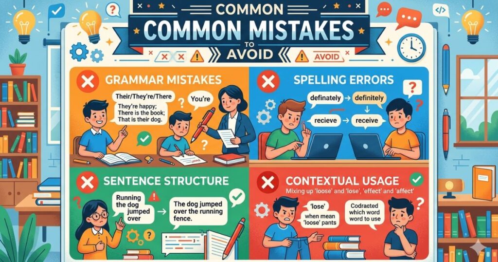 Common Mistakes To Avoid