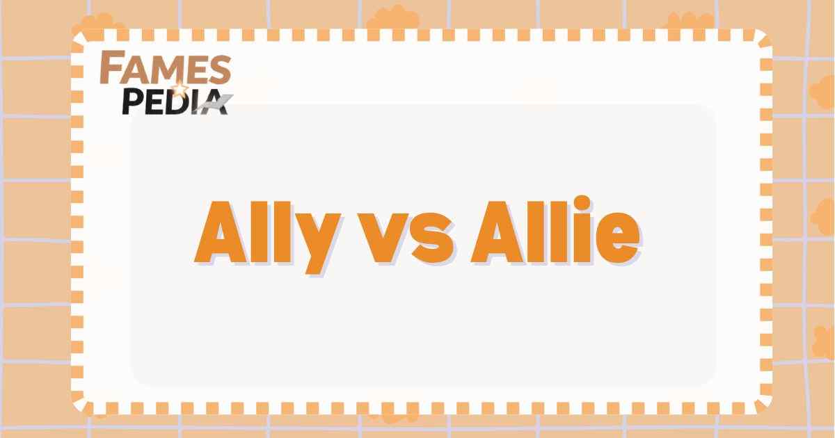 Ally vs Allie Feature Image