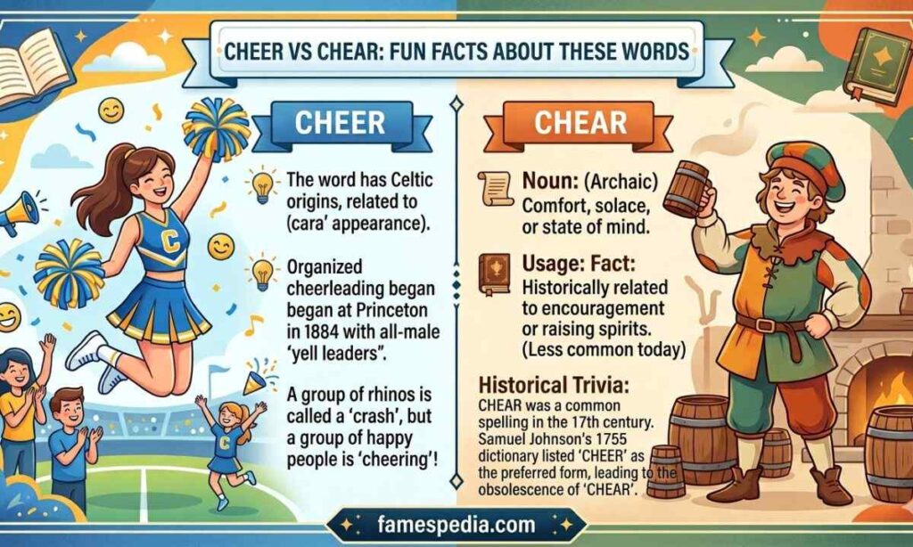 Cheer Vs Chear Fun Facts About These Words