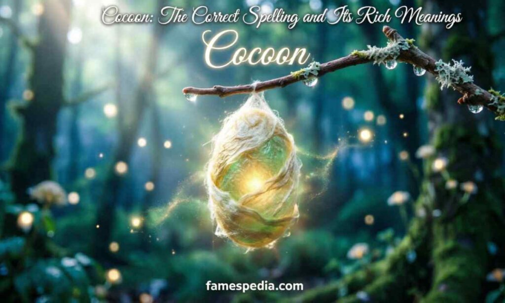 Cocoon The Correct Spelling and Its Rich Meanings