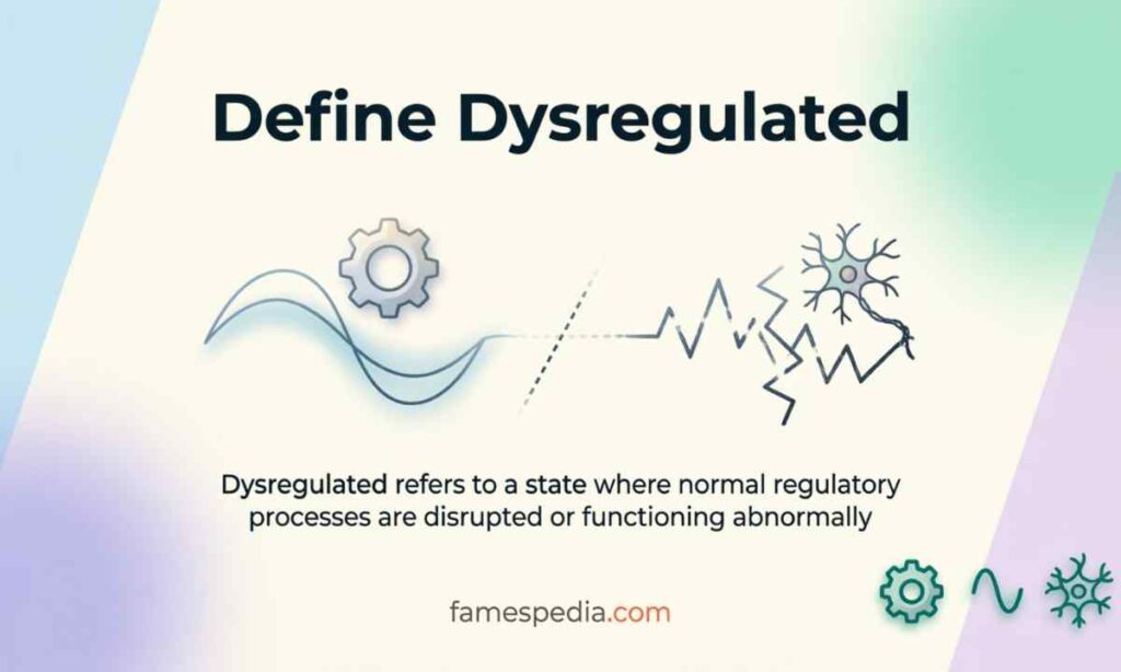 Define Dysregulated