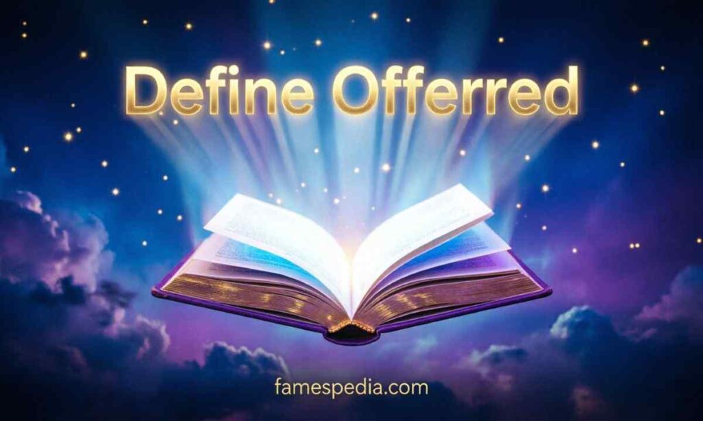 Define Offerred
