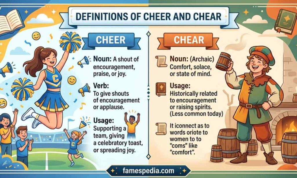 Definitions Of Cheer And Chear