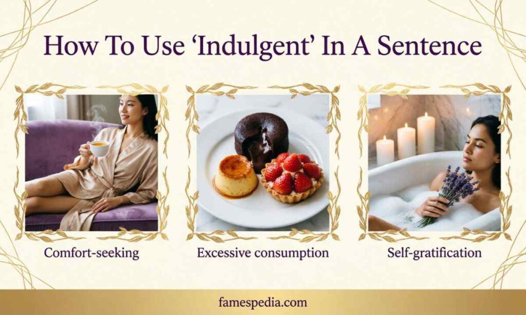 How To Use Indulgent In A Sentence
