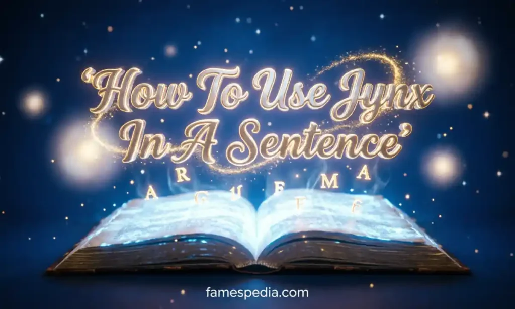 How To Use Jynx In A Sentence