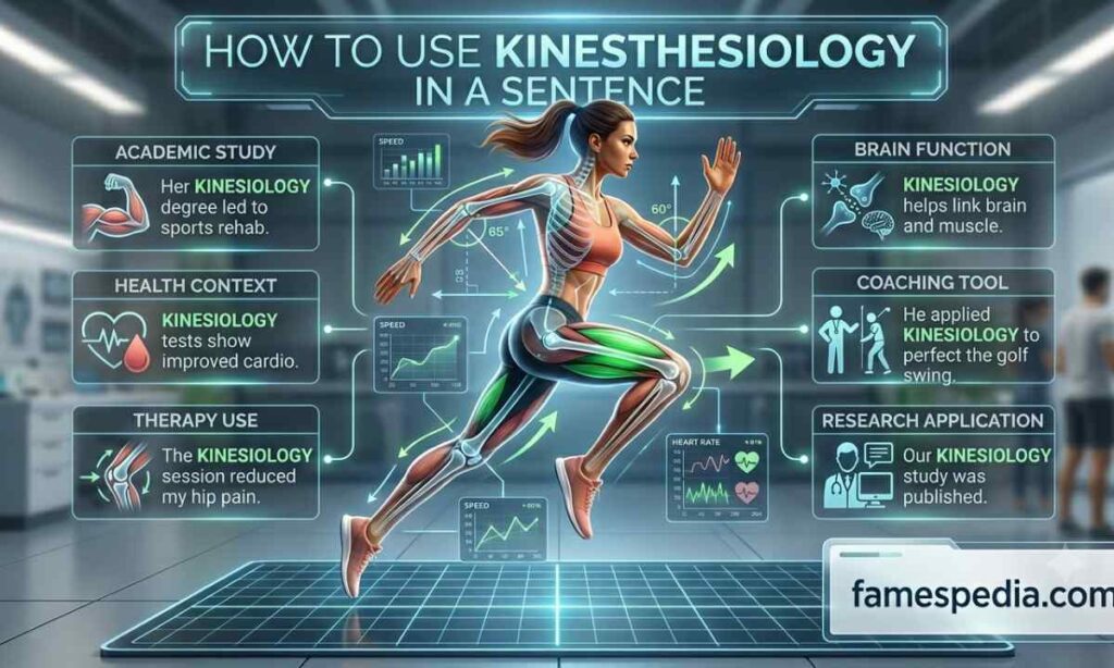 How To Use Kinesiology In A Sentence