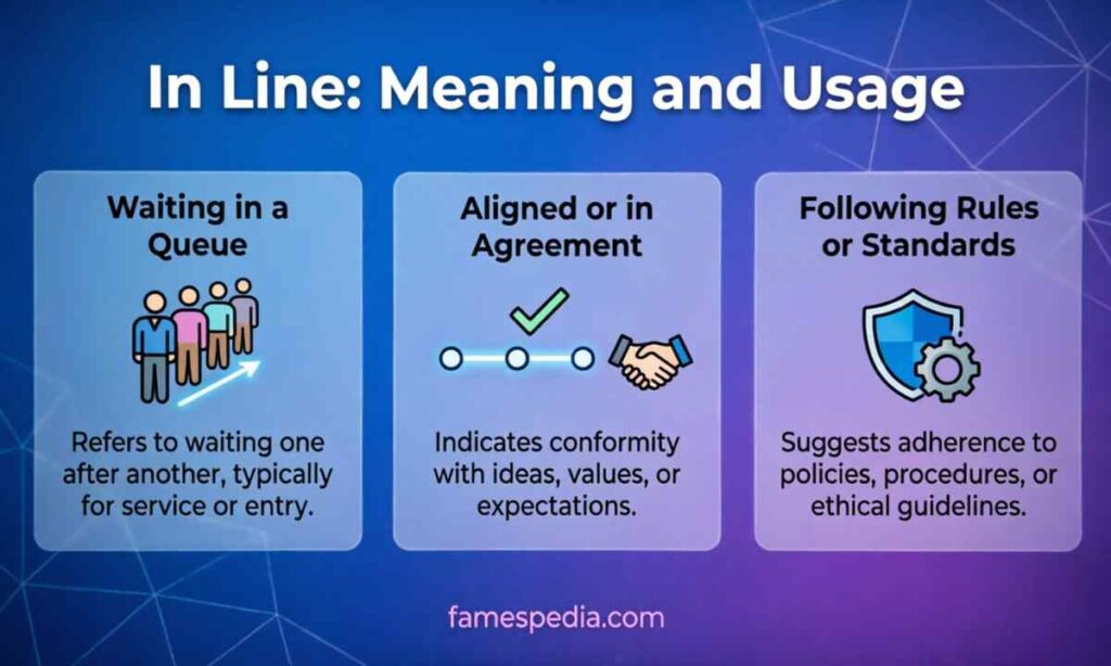 In-Line Meaning and Usage