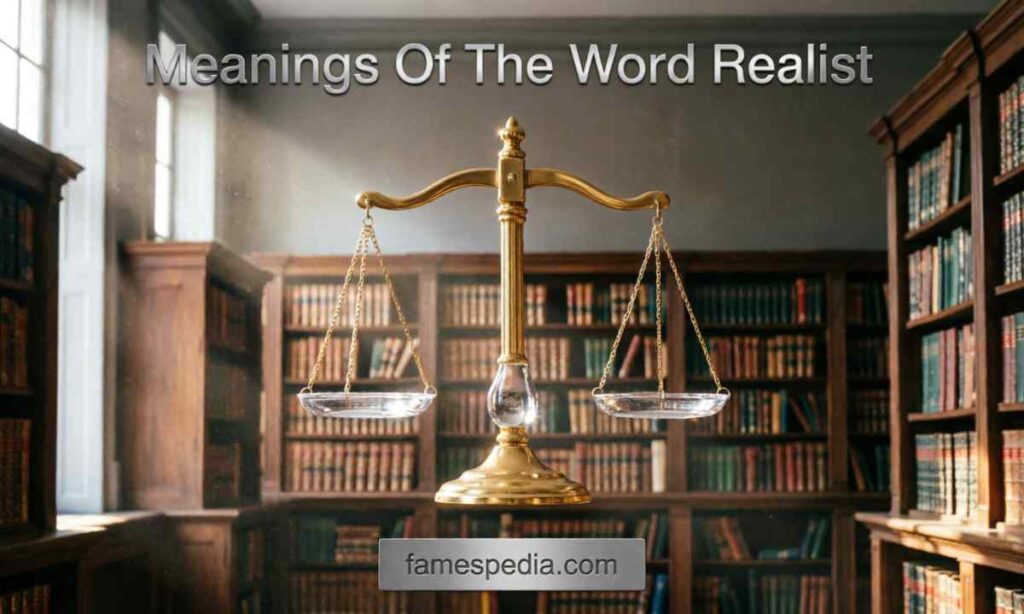 Meanings Of The Word Realist