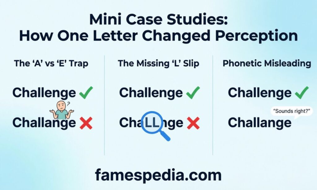 Mini Case Studies How One Letter Changed Perception