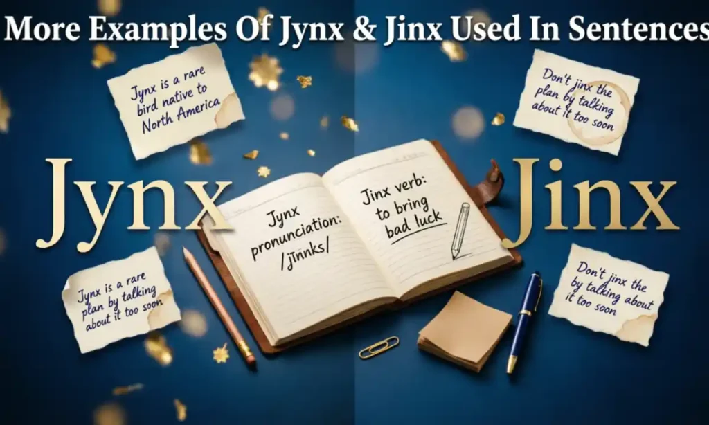 More Examples Of Jynx & Jinx Used In Sentences