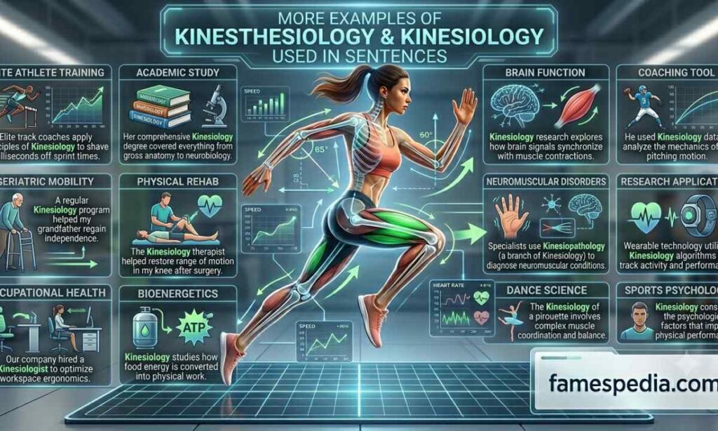 More Examples Of Kinesthesiology & Kinesiology Used In Sentences