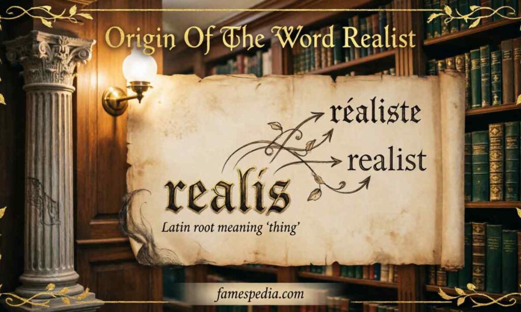 Origin Of The Word Realist