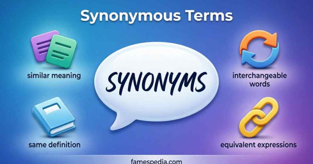 Synonymous Terms