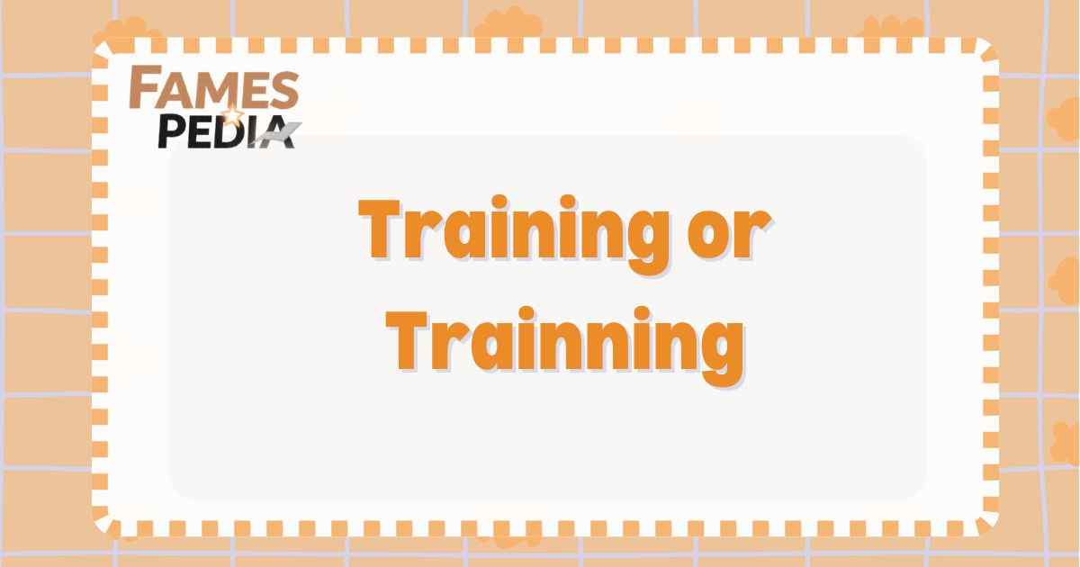 Training or Trainning Feature Image