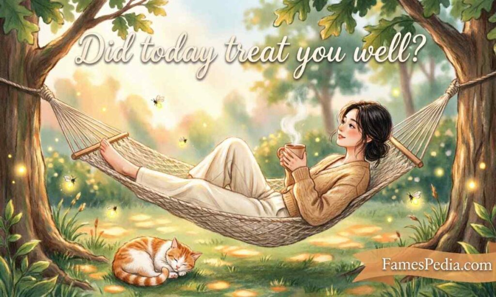 Did today treat you well