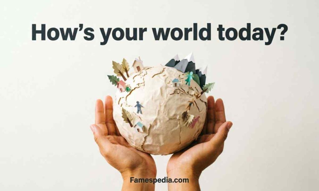 How's your world today