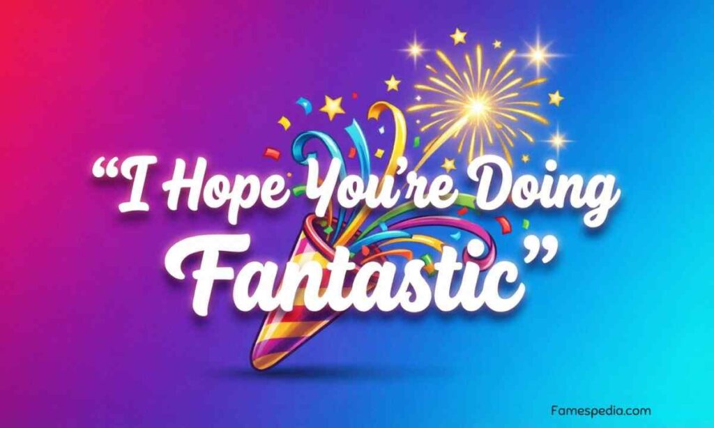 I Hope You're Doing Fantastic