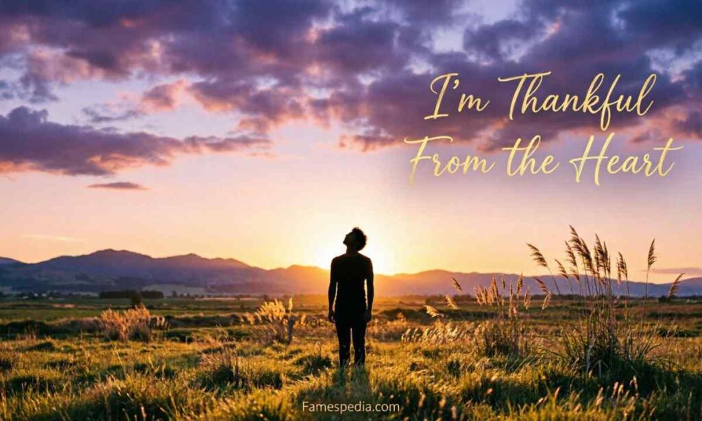 I'm Thankful From the Heart