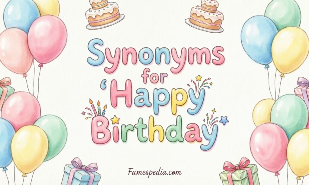 Synonyms for Happy Birthday