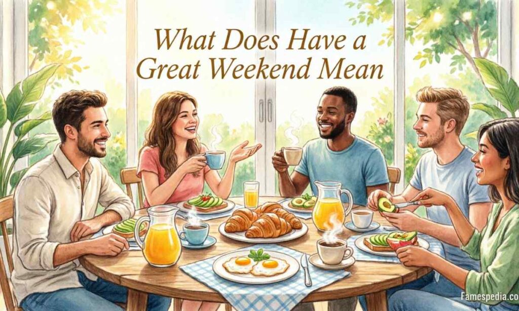 What Does Have a Great Weekend Mean