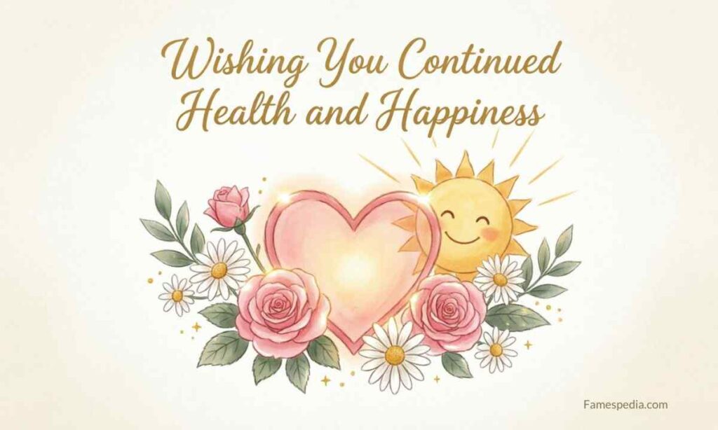 Wishing You Continued Health and Happiness
